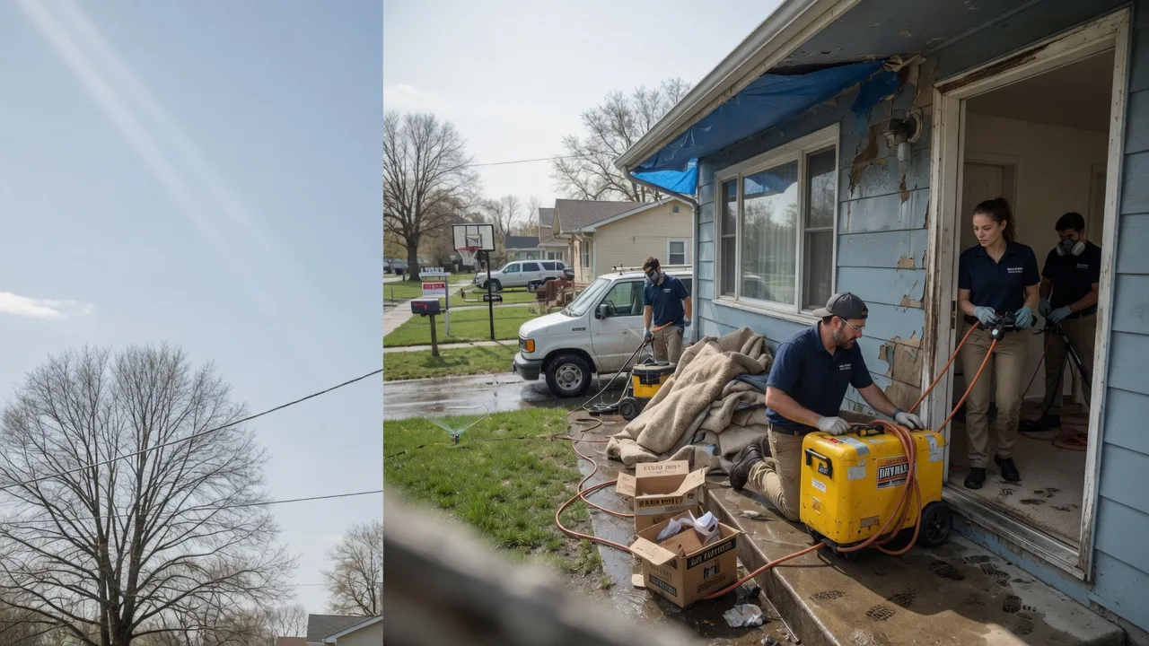 Basement Flood Cleanup in Elkins, AR near me